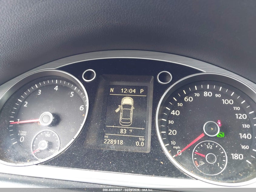 2013 Volkswagen Cc 2.0T Sport VIN: WVWBP7AN3DE531421 Lot: 44839937