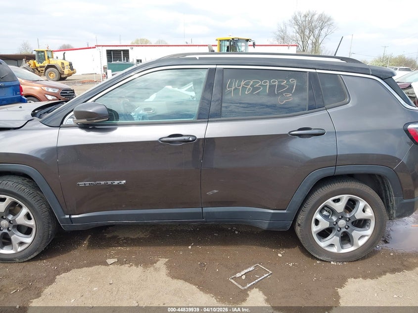 2018 Jeep Compass 2.4 Limited 4x4 Black Lot 111044839939 Vin 3C4NJDCB6JT153641