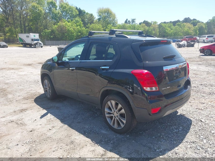 2017 Chevrolet Trax 1.4 Premier black Lot 111044839940 Vin 3GNCJRSBXHL203769