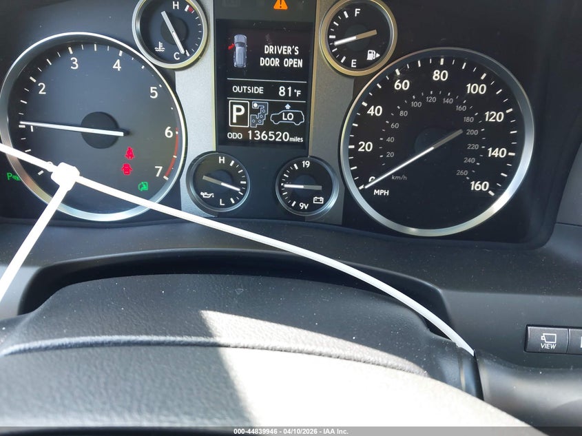 2013 Lexus Lx 570 VIN: JTJHY7AX7D4122544 Lot: 44839946