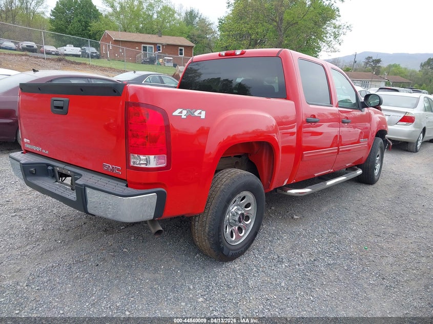 2013 Gmc SIERRA 4.8 1500 Sle red Lot 111044840009 Vin 3GTP2VEA6DG334199