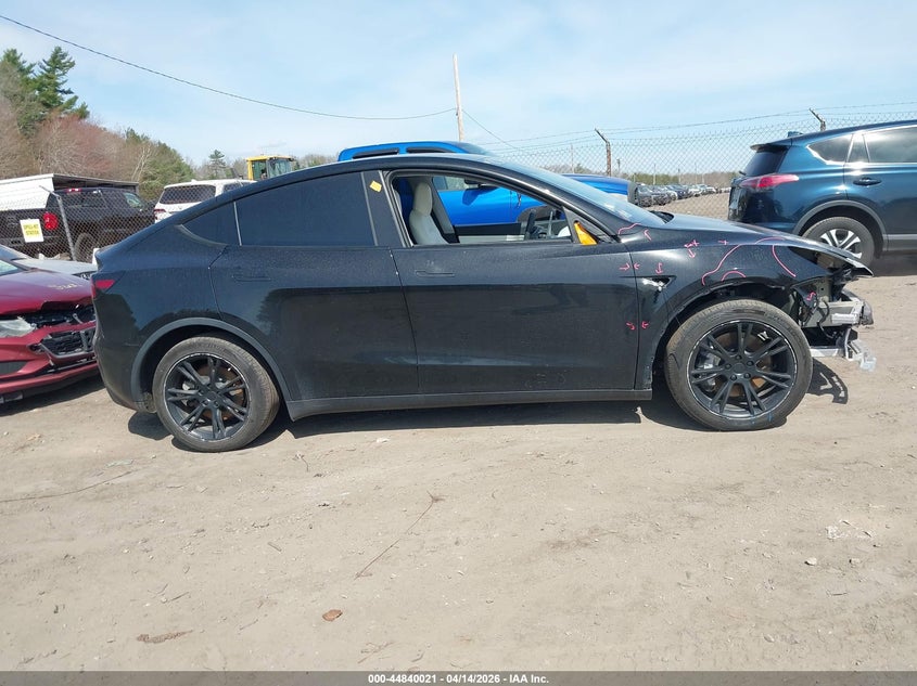 2021 Tesla Model Y Long Range Dual Motor All-Wheel Drive VIN: 5YJYGDEE1MF158512 Lot: 44840021