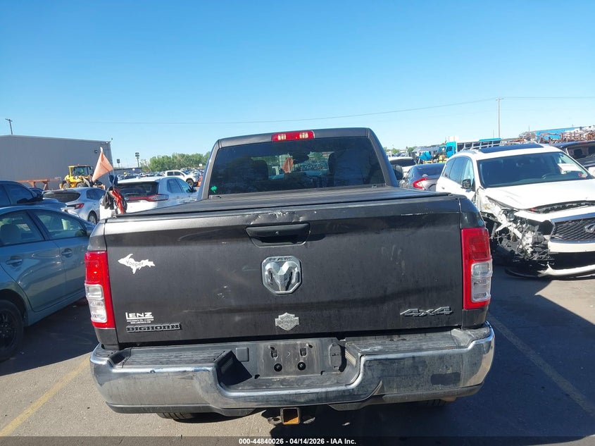 2022 Ram 2500 6.7 Ram Big Horn 4X4 6'4 Box grey Lot 111044840026 Vin 3C6UR5DL2NG313120