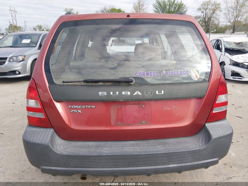 2005 Subaru Forester 2.5X VIN: JF1SG63665G722018 Lot: 44840049