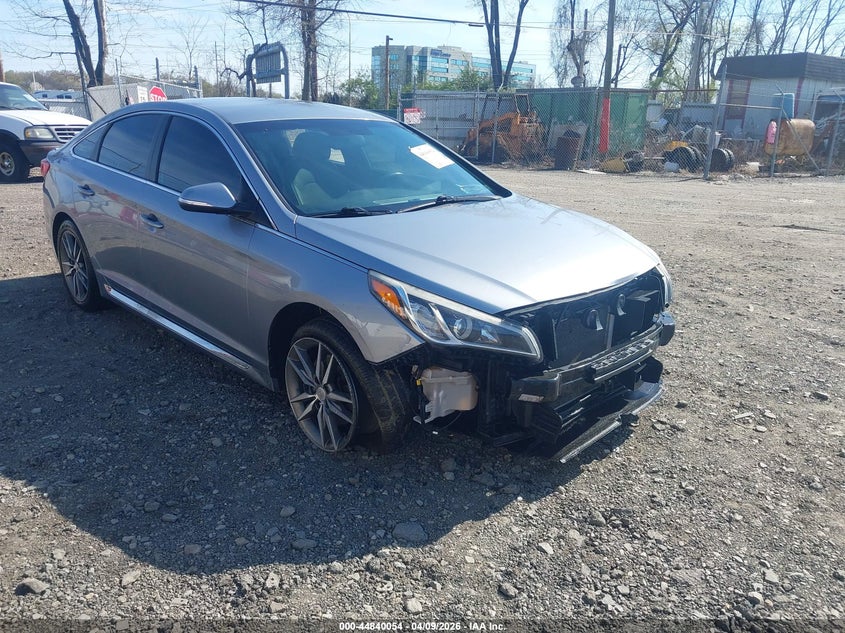 HYUNDAI SONATA 2017. Lot# 44840054. VIN 5NPE34AB7HH444463. Photo 1