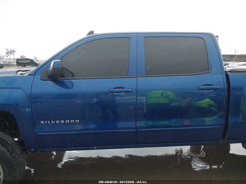 2018 Chevrolet Silverado 5.3 1500 1Lt blue Lot 111044840140 Vin 3GCUCRER0JG402439