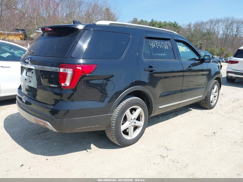 2017 Ford Explorer 3.5 Xlt black Lot 111044840184 Vin 1FM5K8D8XHGD46604