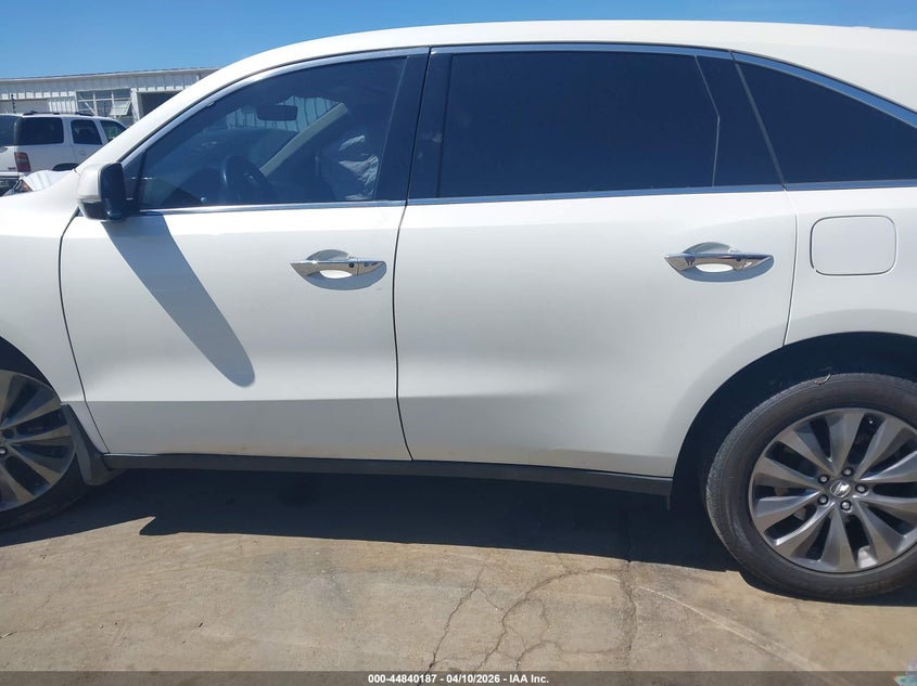 2016 Acura Mdx 3.5 Mdx Technology watch Plus Packages/Technology Package white Lot 111044840187 Vin 5FRYD4H45GB051526