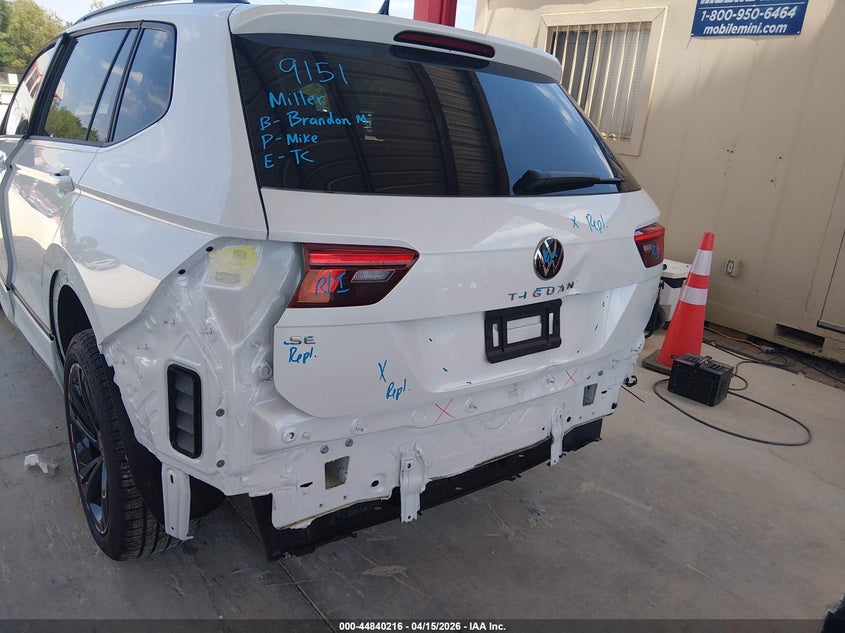 2024 Volkswagen Tiguan 2.0T Se R-Line Black VIN: 3VVCB7AX9RM204481 Lot: 44840216