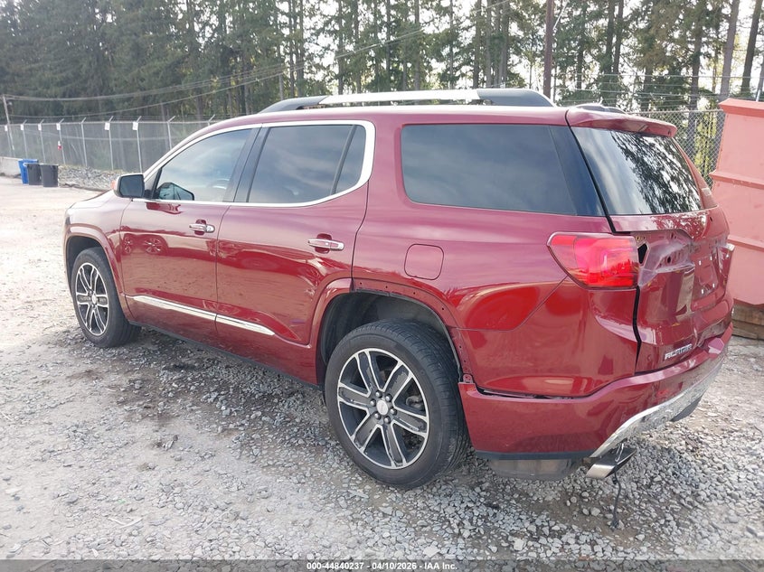 2017 Gmc Acadia 3.6 Denali red Lot 111044840237 Vin 1GKKNXLS9HZ157392