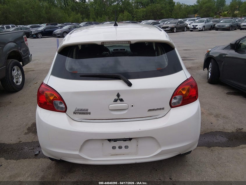 2015 Mitsubishi Mirage 1.2 Es white Lot 111044840295 Vin ML32A4HJ8FH039961