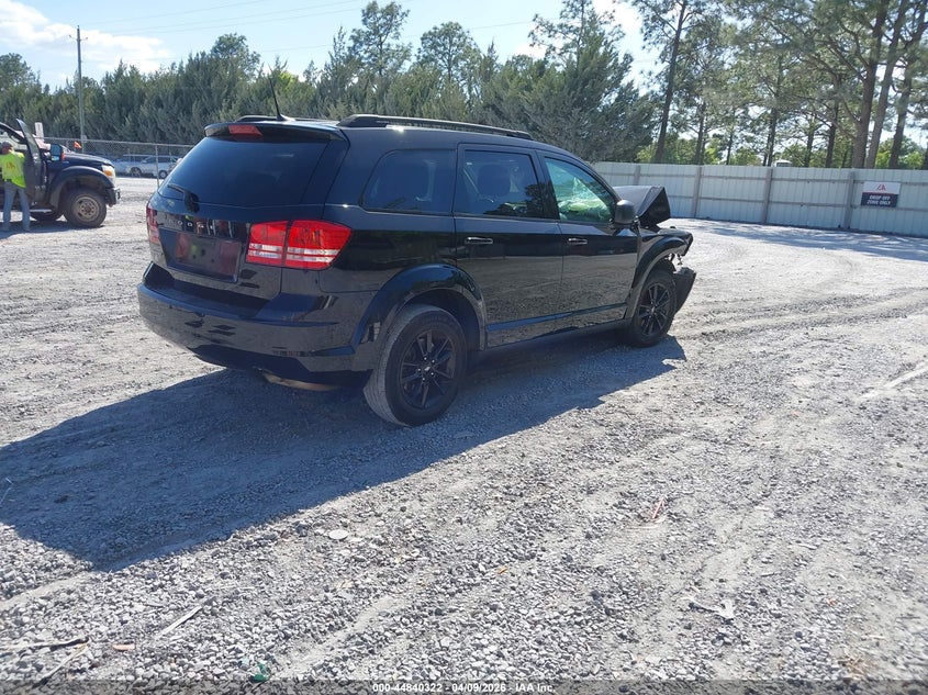 2020 Dodge Journey 2.4 Se Value black Lot 111044840322 Vin 3C4PDCAB1LT261861