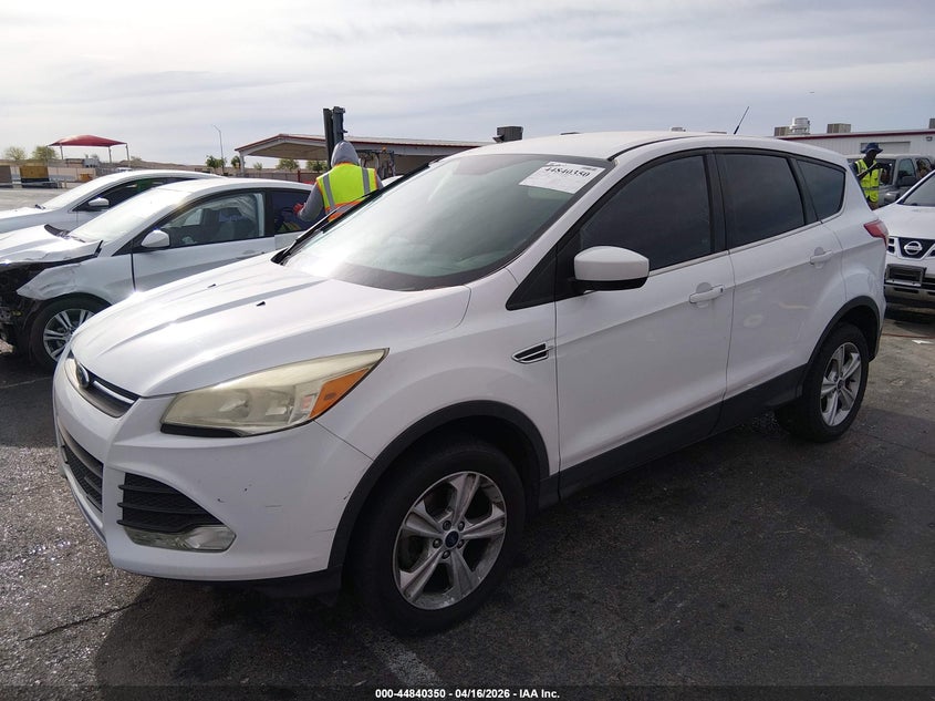 2014 Ford Escape 1.6 Se white Lot 111044840350 Vin 1FMCU0GX5EUB64389