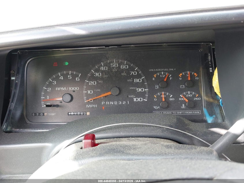 1997 GMC Sierra 1500 Sl Wideside VIN: 2GTEK19R8V1558973 Lot: 44840355