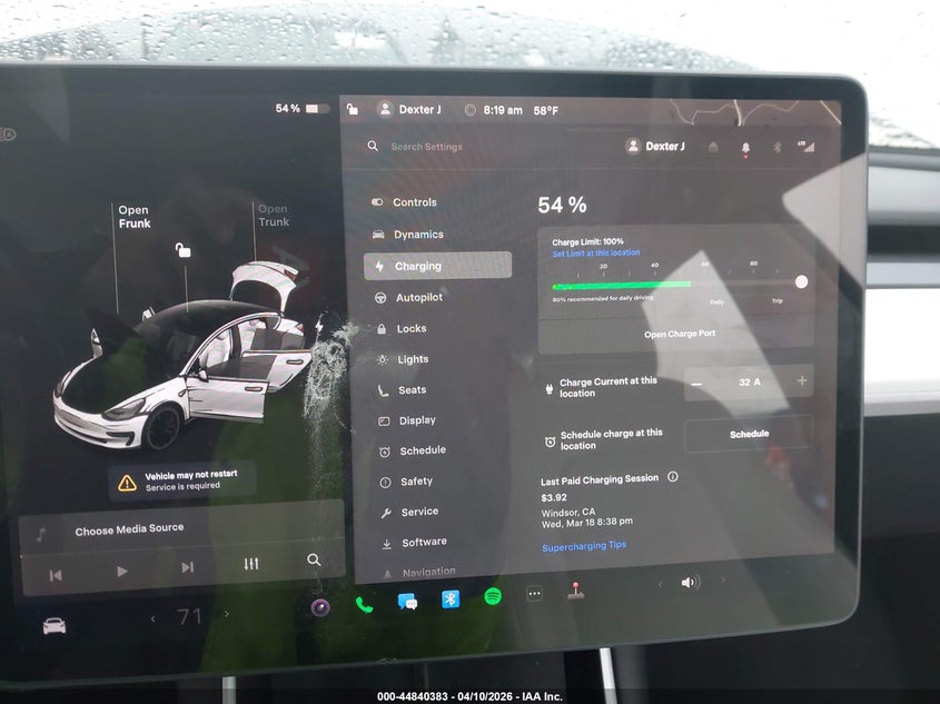 5YJ3E1EA0JF168732 2018 Tesla Model 3 Long Range mid Range White