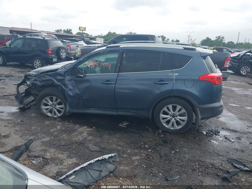 2014 Toyota Rav 4 2.5 Rav4 Limited blue Lot 111044840407 Vin 2T3DFREV2EW130941