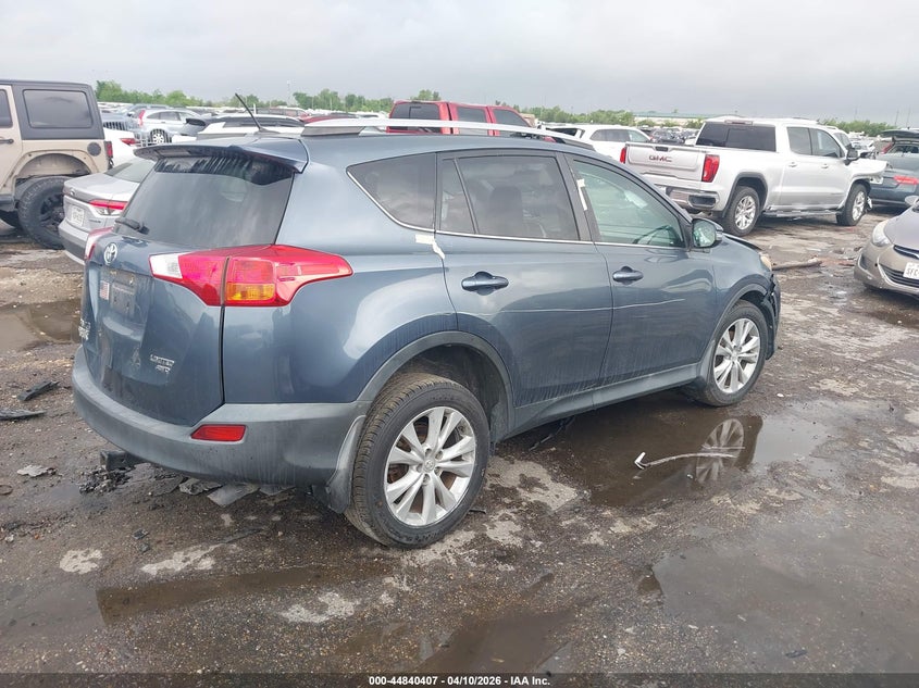 2014 Toyota Rav 4 2.5 Rav4 Limited blue Lot 111044840407 Vin 2T3DFREV2EW130941