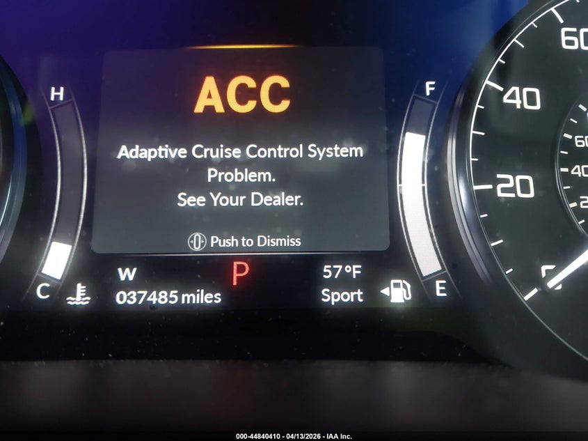 2021 Acura Rdx Standard VIN: 5J8TC2H36ML028258 Lot: 44840410