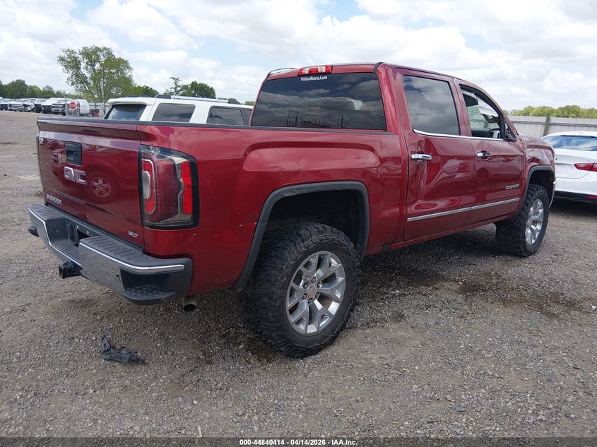 2018 Gmc SIERRA 5.3 Slt Red Lot 111044840414 Vin 3GTU2NEC1JG406135