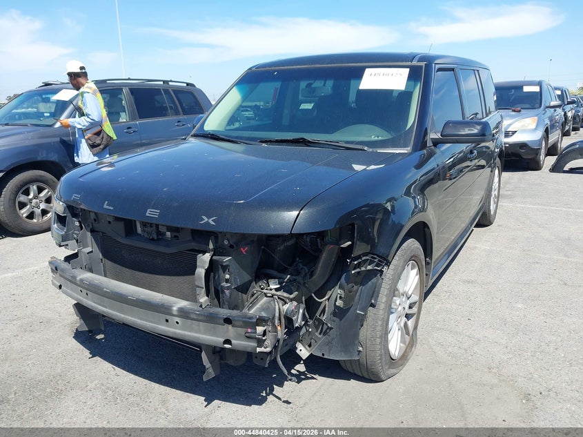 2014 Ford Flex 3.5 Sel Black Lot 111044840425 Vin 2FMGK5C8XEBD07832