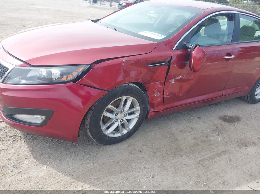2013 Kia Optima 2.4 Lx red Lot 111044840503 Vin 5XXGM4A71DG130993