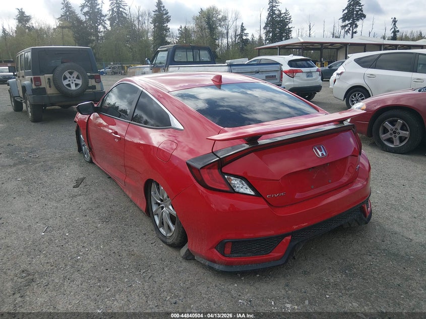 2018 Honda Civic 1.5 Si red Lot 111044840504 Vin 2HGFC3A55JH757567