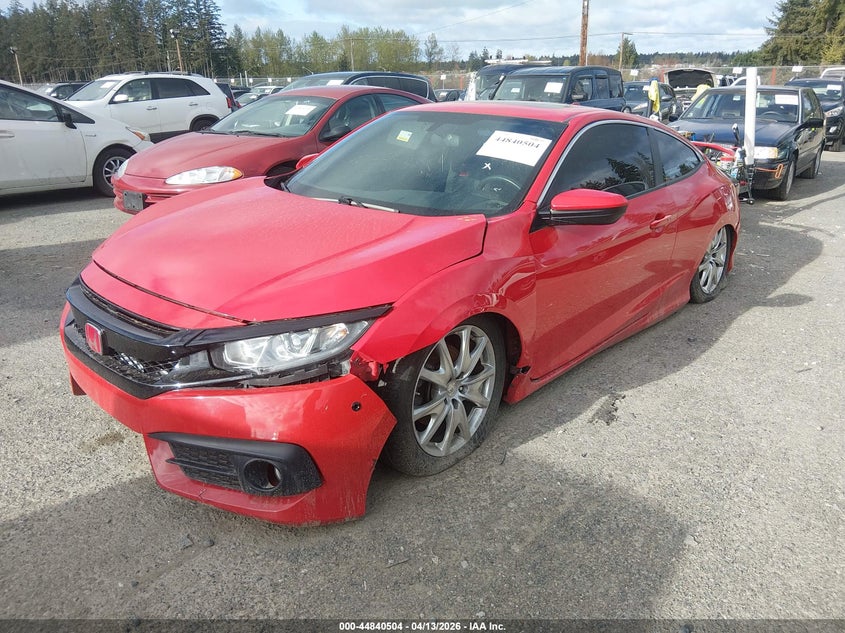 2018 Honda Civic 1.5 Si red Lot 111044840504 Vin 2HGFC3A55JH757567
