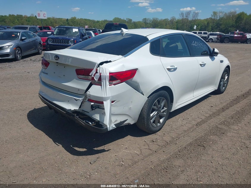 Vin: 5xxgt4l36kg289891, lot: 45337821, kia optima lx 20194