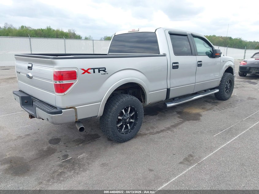 2012 Ford F-150 3.5 Xlt silver Lot 111044840522 Vin 1FTFW1ET4CFB47151