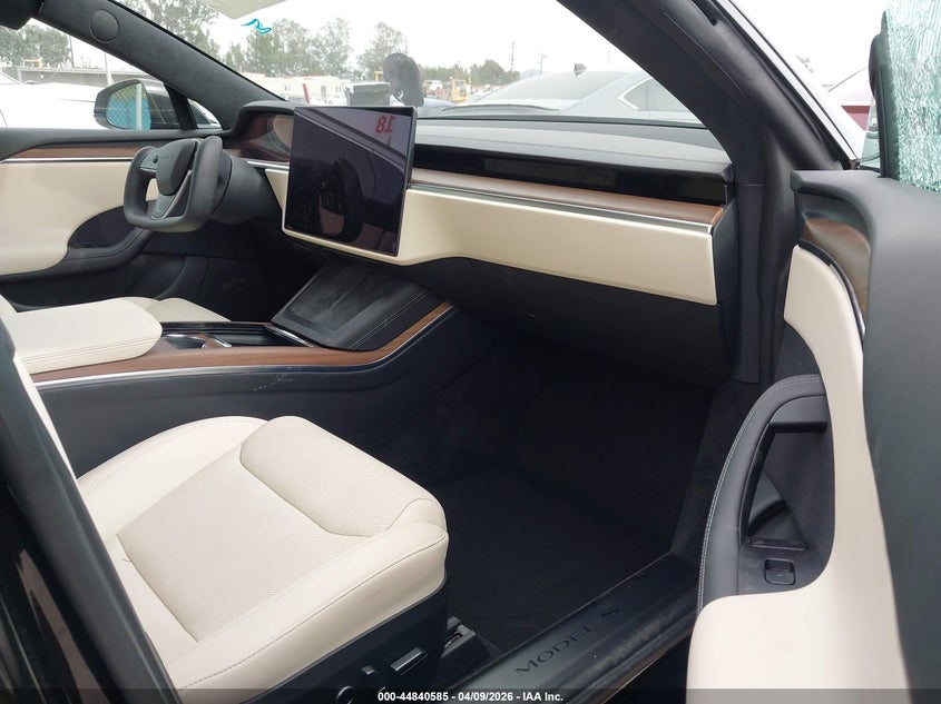 2023 Tesla Model s Dual Motor All-Wheel Drive/Standard Range black Lot 111044840585 Vin 5YJSA1E51PF525614