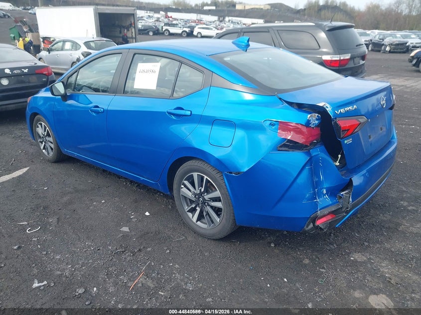 2023 Nissan Versa 1.6 1.6 Sv Xtronic Cvt Blue Lot 111044840586 Vin 3N1CN8EV0PL834772