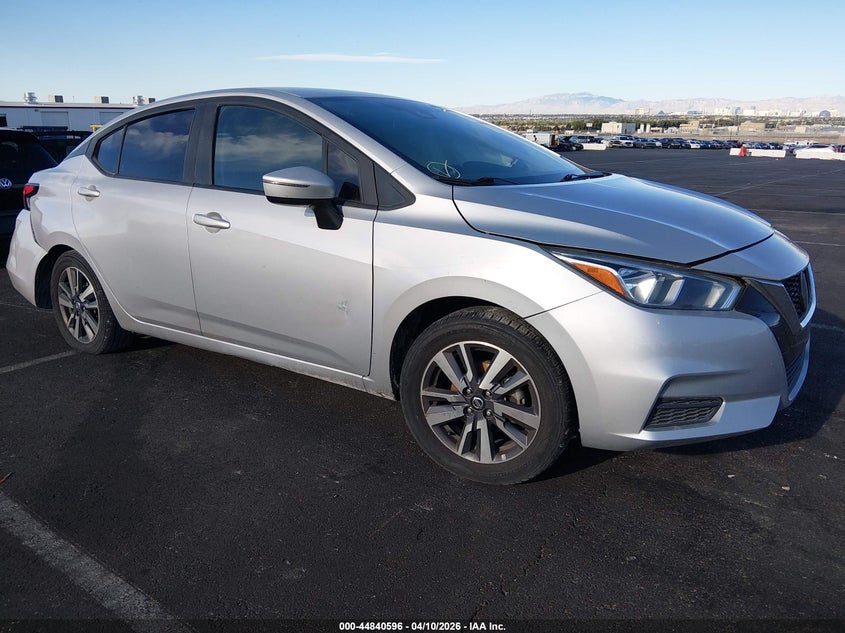 2020 Nissan Versa 1.6 Sv Xtronic Cvt silver Lot 111044840596 Vin 3N1CN8EV1LL809194