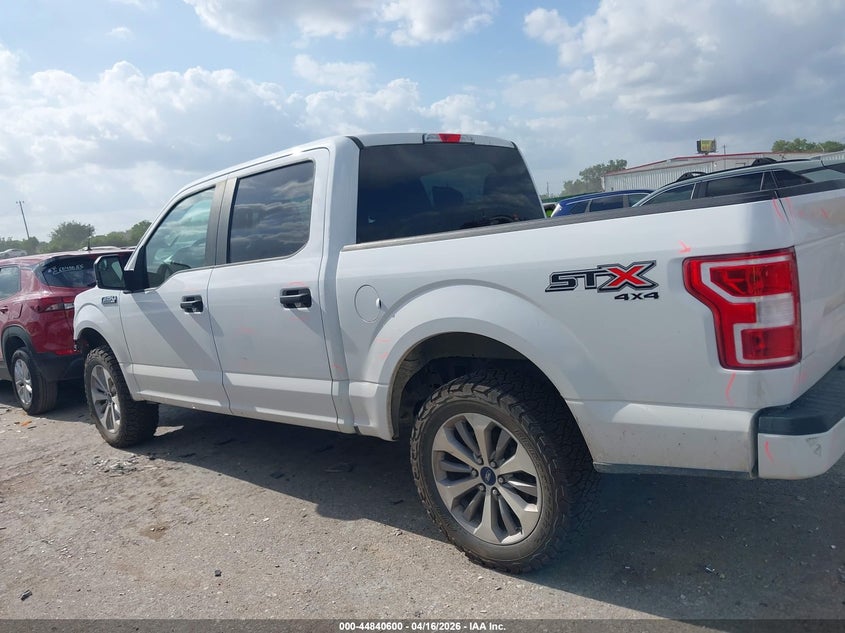 2018 Ford F-150 2.7 Xl White Lot 111044840600 Vin 1FTEW1EP2JKF41573