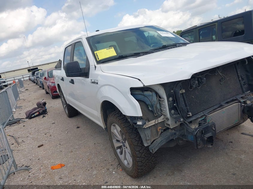2018 Ford F-150 2.7 Xl White Lot 111044840600 Vin 1FTEW1EP2JKF41573