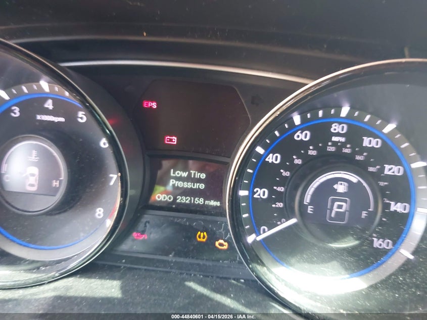 2013 Hyundai Sonata Gls VIN: 5NPEB4AC3DH661322 Lot: 44840601