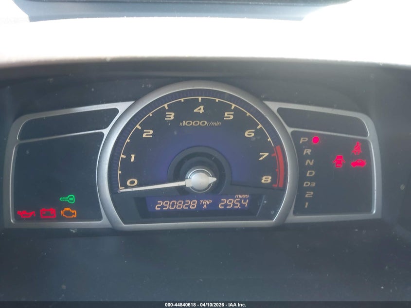 2010 HONDA CIVIC SEDAN 1.8L I-4 VVT, 140HP