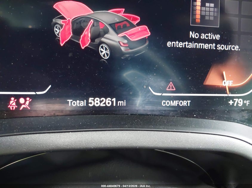 2021 BMW 330I xDrive VIN: 3MW5R7J08M8B50949 Lot: 44840679