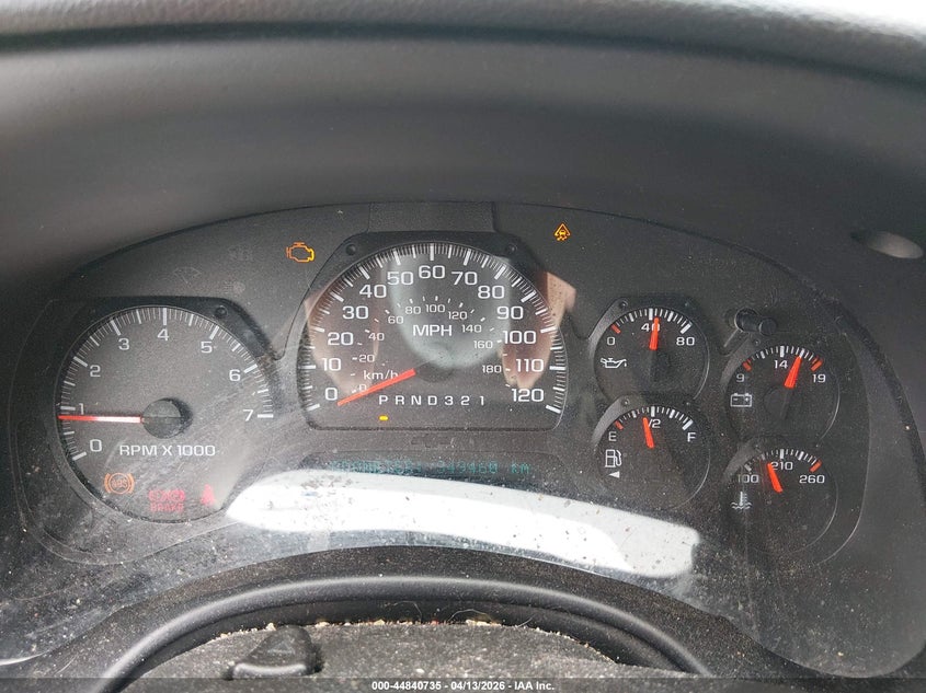 2007 Chevrolet Trailblazer Lt VIN: 1GNDT13S972272371 Lot: 44840735