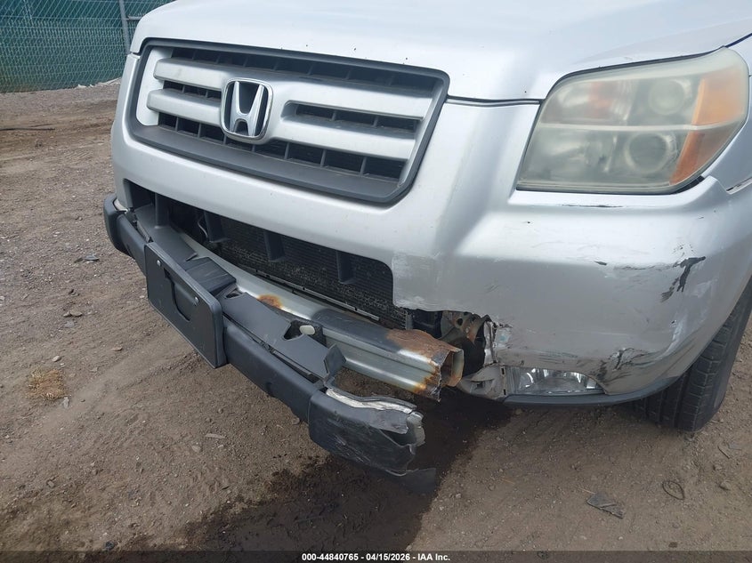 2006 Honda Pilot Ex VIN: 2HKYF18466H562009 Lot: 44840765