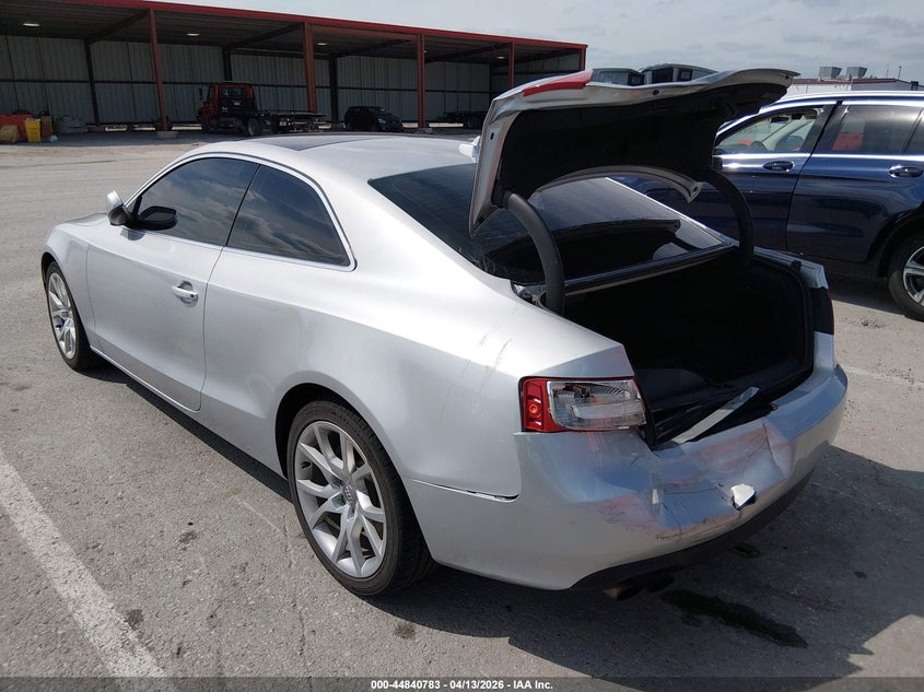 2012 Audi A5 2.0T Premium VIN: WAUCFAFR0CA002849 Lot: 44840783
