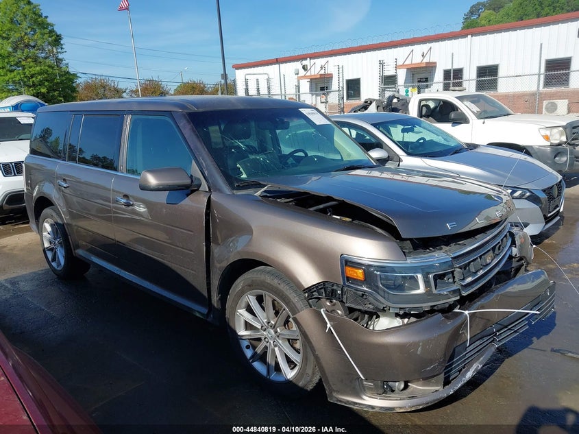 2FMGK5D80KBA35172 2019 Ford Flex 3.5 Limited grey