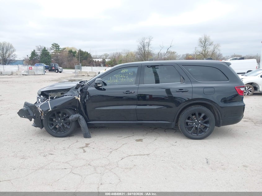 1C4SDJCT3JC261910 2018 Dodge Durango 5.7 R/T Awd black