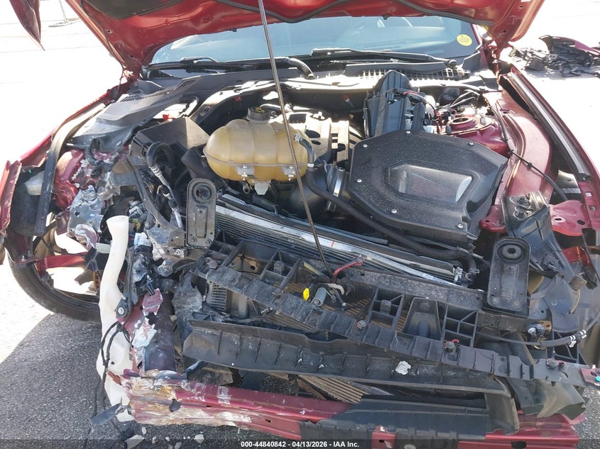 1FA6P8TH2K5120321 2019 Ford Mustang 2.3 Ecoboost Premium red