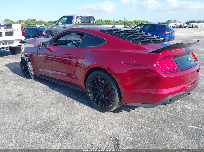 1FA6P8TH2K5120321 2019 Ford Mustang 2.3 Ecoboost Premium red
