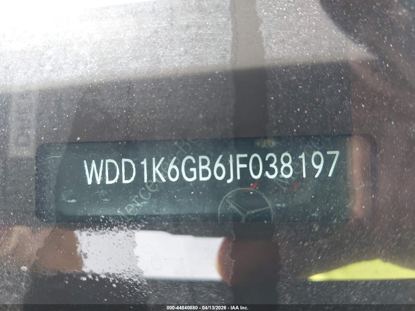 2018 Mercedes-Benz E 400 4Matic VIN: WDD1K6GB6JF038197 Lot: 44840880