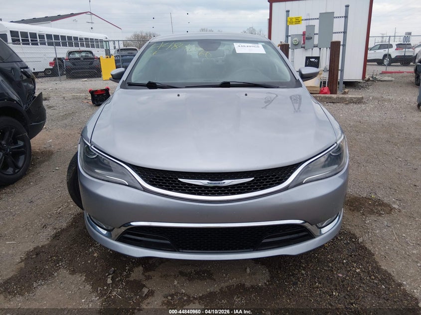 2015 Chrysler 200 2.4 silver Lot 111044840960 Vin 1C3CCCCB2FN561559