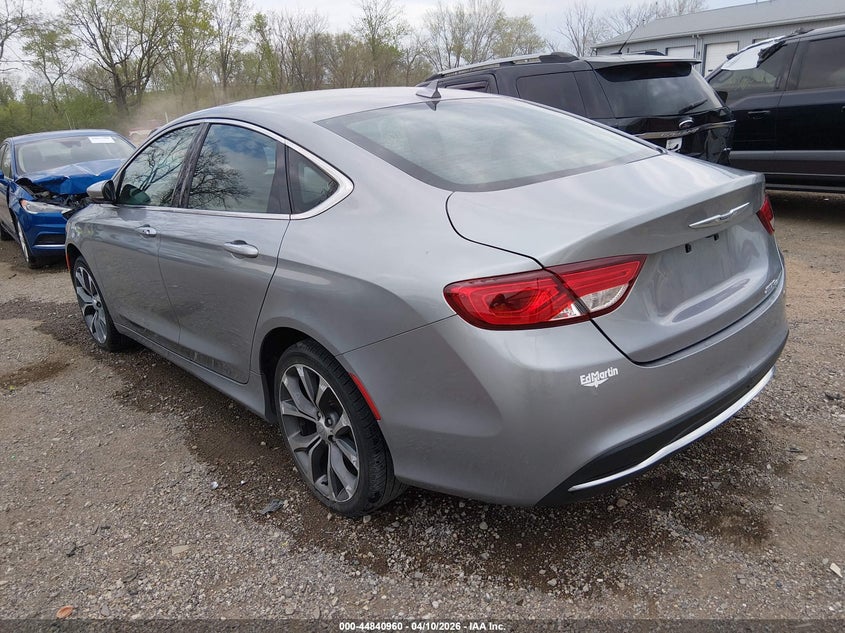 2015 Chrysler 200 2.4 silver Lot 111044840960 Vin 1C3CCCCB2FN561559