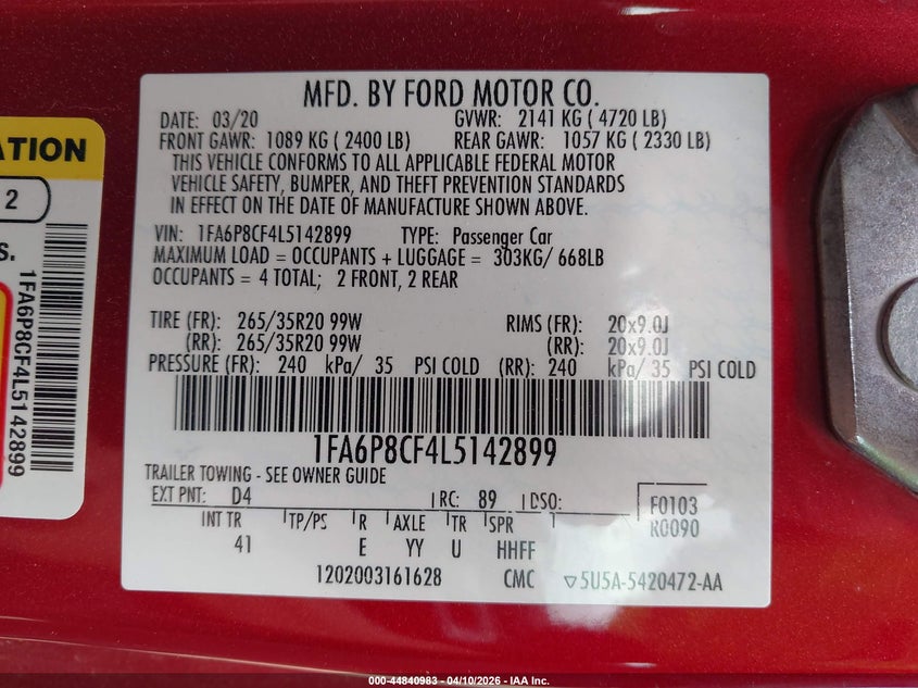 FORD MUSTANG - zdjęcie 9