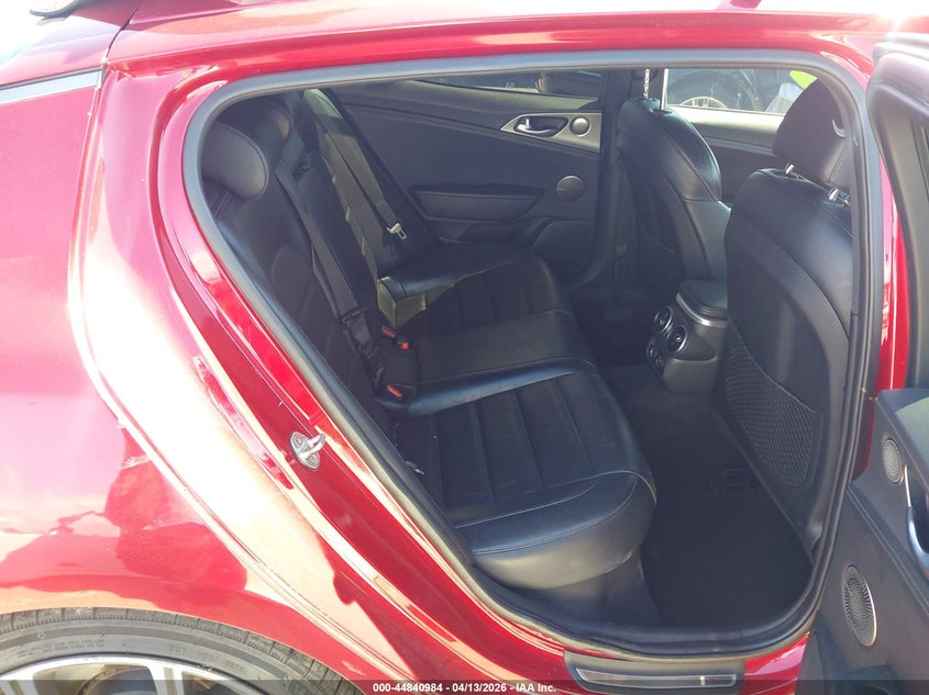 2018 Kia Stinger 3.3 Gt2 red Lot 111044840984 Vin KNAE55LC2J6019963