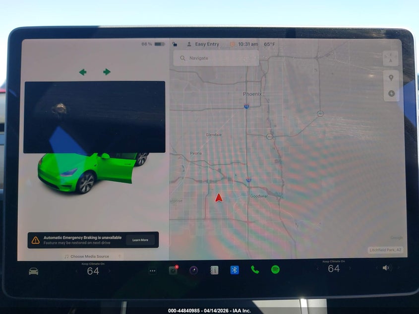 2021 Tesla Model Y Long Range Dual Motor All-Wheel Drive VIN: 5YJYGDEE6MF118524 Lot: 44840985